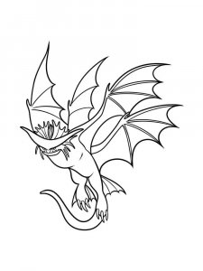 How to Train Your Dragon coloring page 34 - Free printable