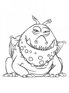 How to Train Your Dragon coloring page 36 - Free printable