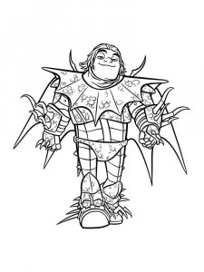 How to Train Your Dragon coloring page 48 - Free printable