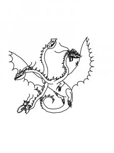 How to Train Your Dragon coloring page 54 - Free printable