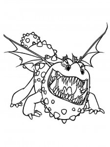 How to Train Your Dragon coloring page 66 - Free printable