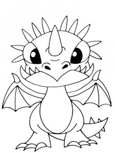 How to Train Your Dragon coloring page 70 - Free printable