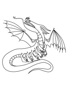 How to Train Your Dragon coloring page 73 - Free printable