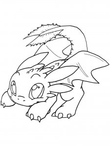 How to Train Your Dragon coloring page 74 - Free printable