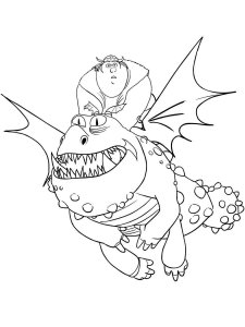 How to Train Your Dragon coloring page 61 - Free printable