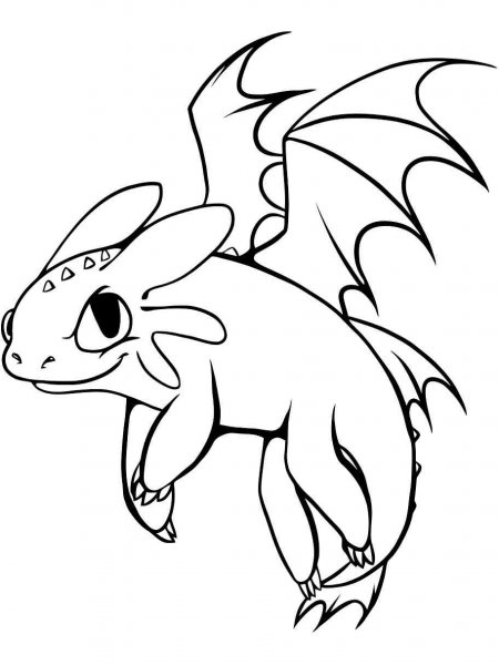 How to Train Your Dragon coloring pages