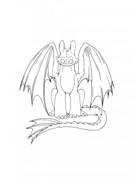 How to Train Your Dragon coloring pages