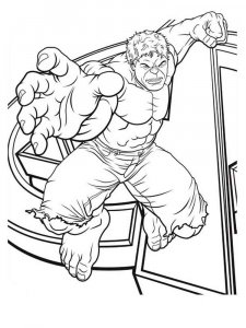 Hulk coloring page 16 - Free printable