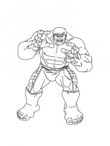Hulk coloring page 19 - Free printable