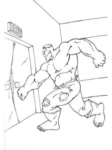 Hulk coloring page 43 - Free printable