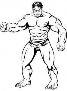 Hulk coloring page 47 - Free printable