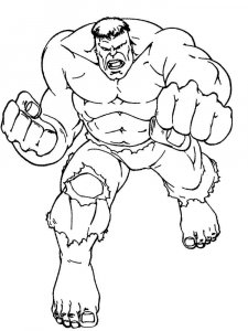 Hulk coloring page 48 - Free printable