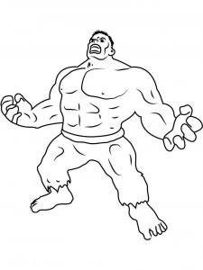 Hulk coloring page 51 - Free printable