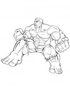 Hulk coloring page 52 - Free printable