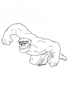 Hulk coloring page 29 - Free printable