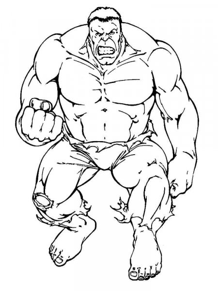 Hulk coloring pages