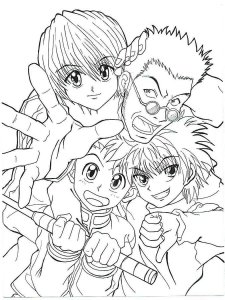 Hunter × Hunter coloring page 1 - Free printable