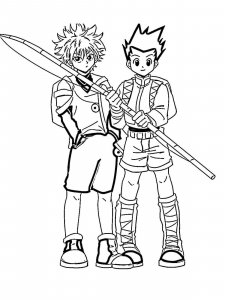 Hunter × Hunter coloring page 22 - Free printable