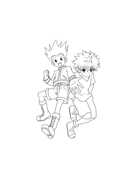 Hunter x Hunter coloring pages