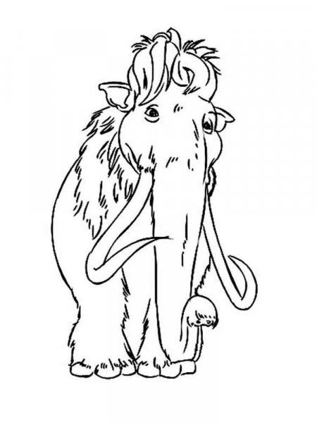 Ice Age Coloring Pages