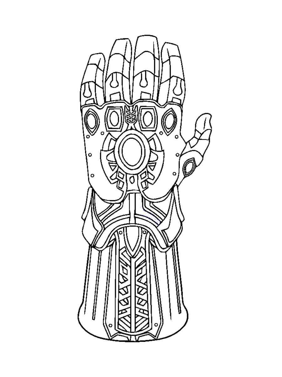 A drawing of the infinity gauntlet I did for a school project  rdrawings