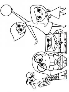 Inside Out coloring page 27 - Free printable