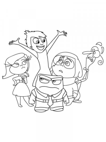 Inside Out coloring pages