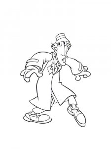 Inspector Gadget coloring page 1 - Free printable