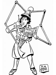 Inspector Gadget coloring page 10 - Free printable