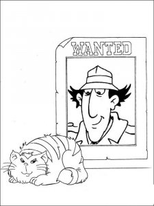 Inspector Gadget coloring page 11 - Free printable