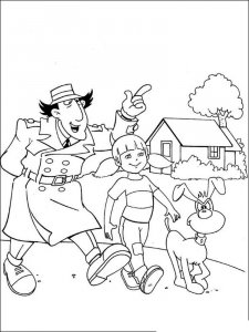 Inspector Gadget coloring page 16 - Free printable