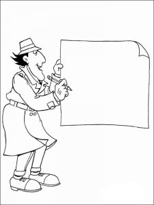 Inspector Gadget coloring page 6 - Free printable