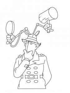 Inspector Gadget coloring page 7 - Free printable