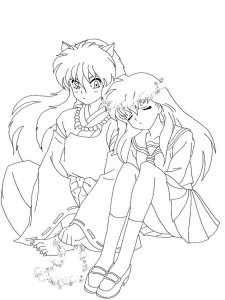InuYasha coloring pages