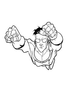Invincible coloring page 7 - Free printable