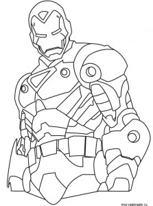 Iron Man coloring page 20 - Free printable