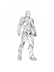 Iron Man coloring page 23 - Free printable