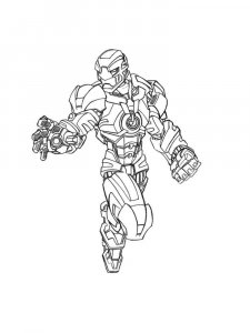 Iron Man coloring page 25 - Free printable