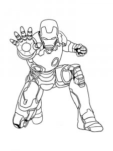 Iron Man coloring page 28 - Free printable