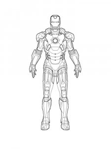 Iron Man coloring page 29 - Free printable