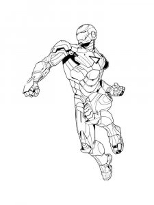 Iron Man coloring page 31 - Free printable