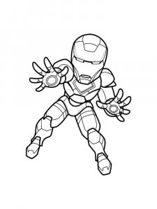 Iron Man coloring page 34 - Free printable