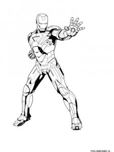 Iron Man coloring page 8 - Free printable