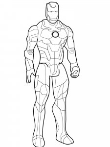 Iron Man coloring page 48 - Free printable