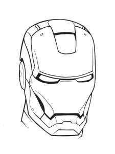 Iron Man coloring page 49 - Free printable