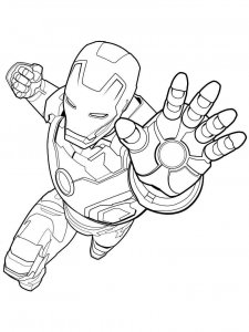Iron Man coloring page 56 - Free printable