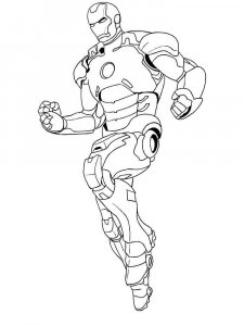 Iron Man coloring page 39 - Free printable