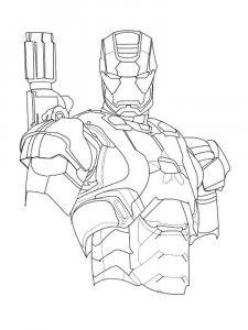 Iron Man coloring page 41 - Free printable