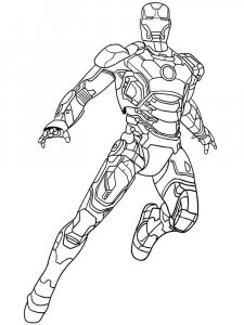 Iron Man coloring page 43 - Free printable