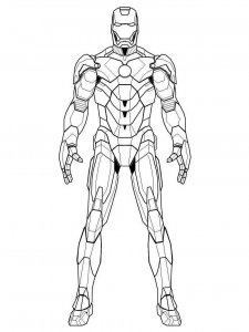 Iron Man coloring page 45 - Free printable